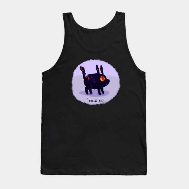 Fire Wolf Pup Tank Top by Gurinn